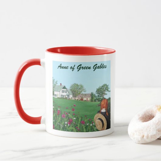 Mit Blick auf die Liebe, Anne of Green Gables Tass Tasse (Mit Donut)