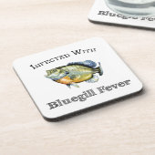 mit Bluegill-Fieber infiziert Getränkeuntersetzer (Linke Seite)