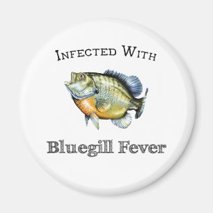 mit Bluegill-Fieber infiziert Magnet
