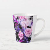 Mit Blume Milchtasse (Rechts)