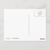 mit Blume Postkarte (Rückseite)