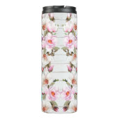 Mit Blume verzierte ärztliche Untersuchungen Thermosbecher (Rückseite)