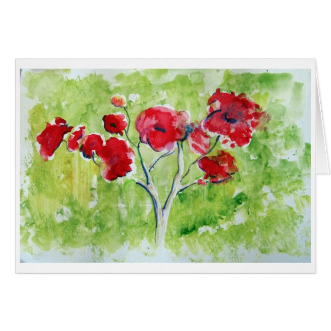 Mit Blumen (Vorderseite (Horizontal))