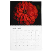Mit Blumen auf Schwarzem Kalender (Jan 2026)