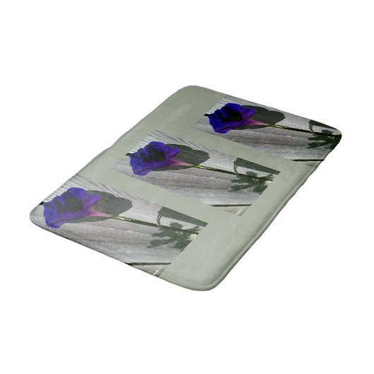 Mit Blumen Badematte (Schrägansicht)