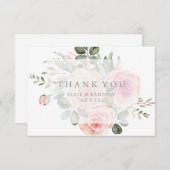 Mit Blumen danke zu kardieren (Vorne/Hinten)