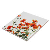 mit Blumen Fliese (Seite)