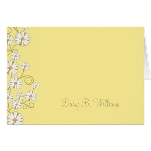 Mit Blumen (Gänseblümchen) (Vorderseite (Horizontal))