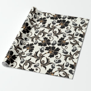 Mit Blumen Geschenkpapier