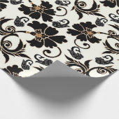 Mit Blumen Geschenkpapier (Ecke)