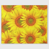 Mit Blumen Geschenkpapier (Flach)