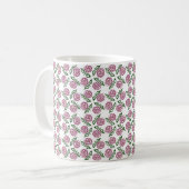 mit Blumen Kaffeetasse (Vorderseite Links)