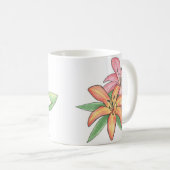 Mit Blumen Kaffeetasse (VorderseiteRechts)