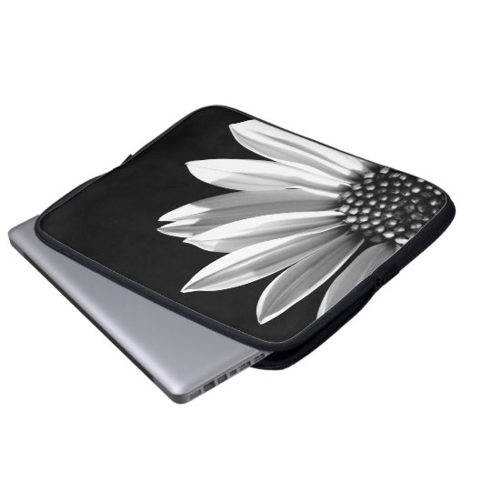 mit Blumen Laptopschutzhülle (Vorne Knopf)