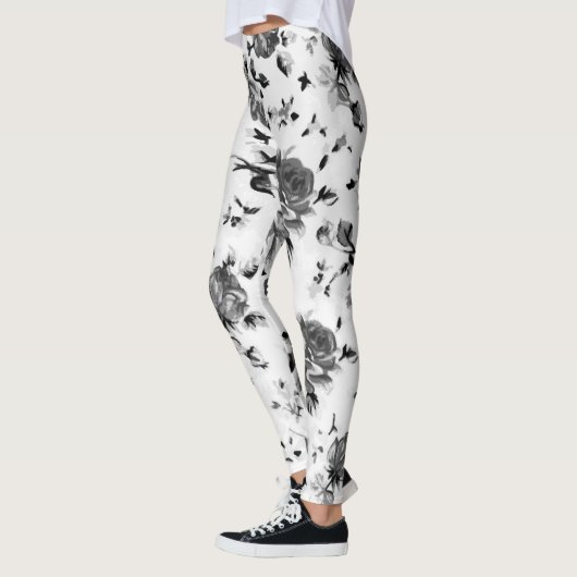Mit Blumen Leggings (Links)