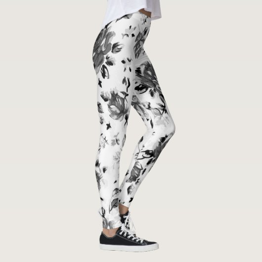 Mit Blumen Leggings (Rechts)