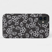 mit Blumen und Blätter Case-Mate iPhone Hülle (Rückseite (Horizontal))