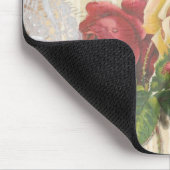 Mit Blumen und Spitze Mousepad (Ecke)