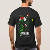 Mit Blumen wachsen Sie T-Shirt (Rückseite)