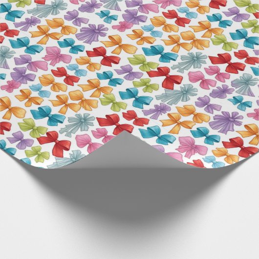 Mit Bogen drauf Geschenkpapier (Ecke)