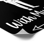 Mit Braut-Matching-Paar-Hochzeit-Flitterwochen-Brä Poster (Ecke)