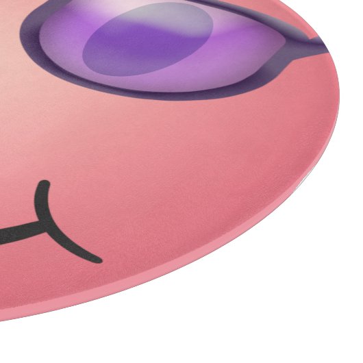 mit Brille Schneidebrett (Ecke)