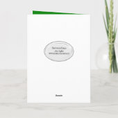 mit Brille zum Geburtstag Karte (Rückseite)