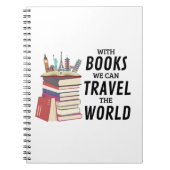 Mit Büchern können wir die Welt 3 Ring Binder P Notizblock (Vorderseite)