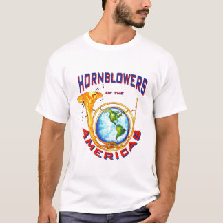 Mit Buchstaben gekennzeichnetes Hornblower Logo T-Shirt