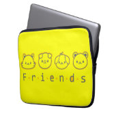 Mit Case-Mate-iPhone-Case für süße Tier-Freunde Laptopschutzhülle (Vorderseite Links)