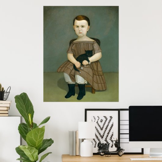 Mit Cat Poster (Heimbüro)