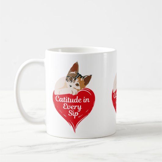 Mit Catitude trinken Kaffeetasse (Links)