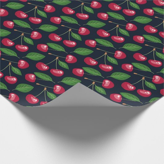Mit Cherry oben Geschenkpapier (Ecke)