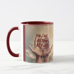 Mit Christus, Kaffee-Tasse Tasse