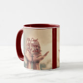 Mit Christus, Kaffee-Tasse Tasse (Vorderseite Links)