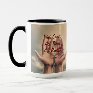 Mit Christus, Kaffee-Tasse Tasse
