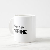 Mit Coffeinkaffee-Tasse versorgt Kaffeetasse (Vorderseite Links)