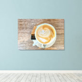 Mit Compliments Cafe Leinwanddruck (Insitu (Holzboden))