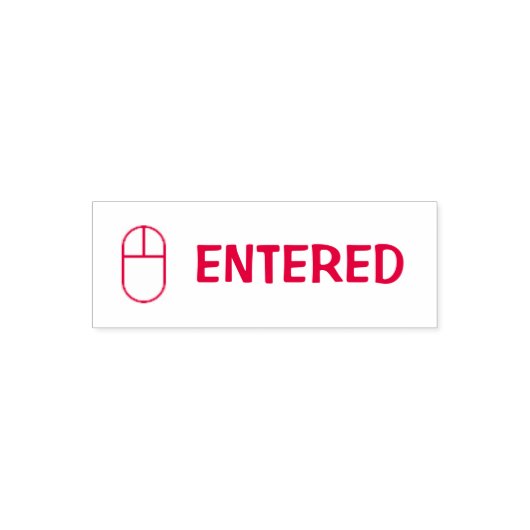 Mit ComputerMaus EINGEBEN Permastempel (Design)