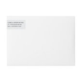 mit Dankbarkeit | Hochzeit Dankeschön Rücksendeadr (Vorderseite)