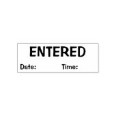 Mit Datumseingabe Business Self-Inking Briefmarke Permastempel (Design)