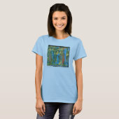 MIT DAVID-HINDERN GESTALTET T-Shirt (Vorne ganz)