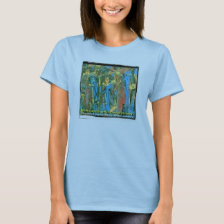 MIT DAVID-HINDERN GESTALTET T-Shirt