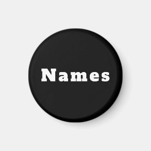 mit Deinem Namen Magnet