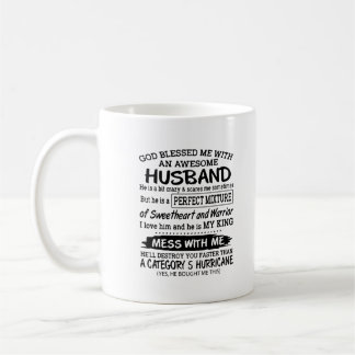 Mit deinem Warrior-Ehemann bleibe Kaffeetasse