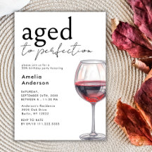 Mit dem Alter zur Perfektion Wein einfach jede Geb