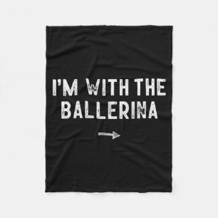 Mit dem Ballerina-Kostüm passendes faules Hallowee Fleecedecke