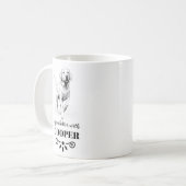 Mit dem benutzerdefinierten Dogennamen ist die Leb Kaffeetasse (Vorderseite Links)