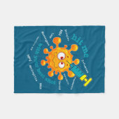 Mit dem besten Treffer Schuss Apotheker Apotheken Fleecedecke (Vorderseite (Horizontal))