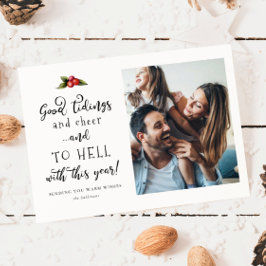 Mit dem diesjährigen Weihnachtsfest 2021 fertig zu Feiertagskarte